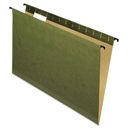 Pendaflex Poly Laminate Reinforced Hanging Folders- Legal Size - Green 615315